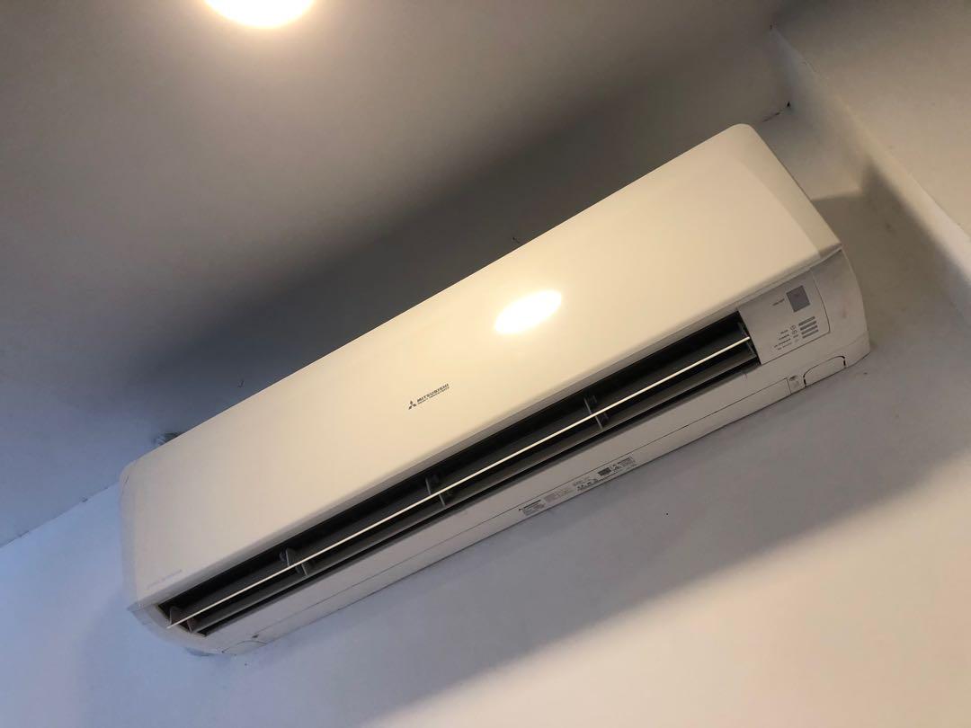 Used Mitsubishi 2 5hp Split Type Aircon Home Furniture Home Appliances Air Conditioning And Heating On Carousell