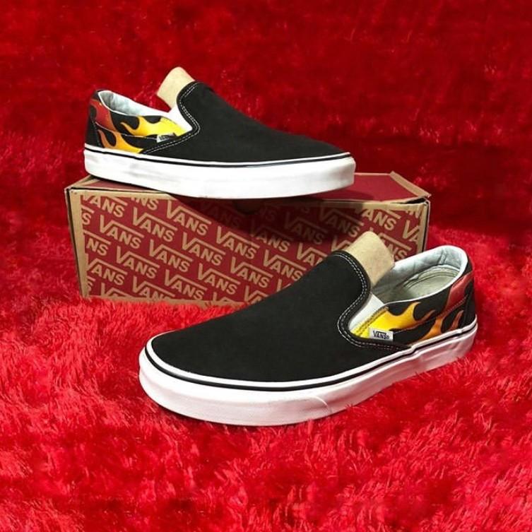 vans classic flame