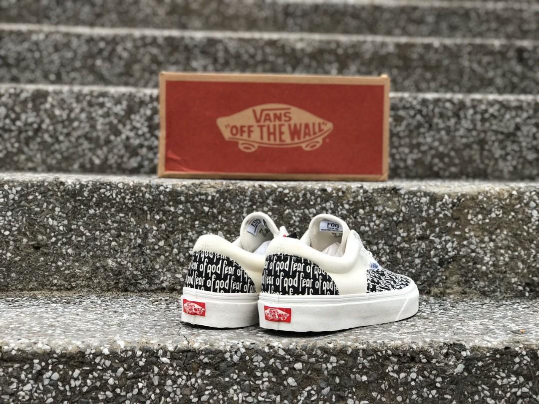 VANS ERA FEAR OF GOD FOG SIZE 40 44 6.5 9.5uk Rm200.00 pos sm Copy high quality Free lace black