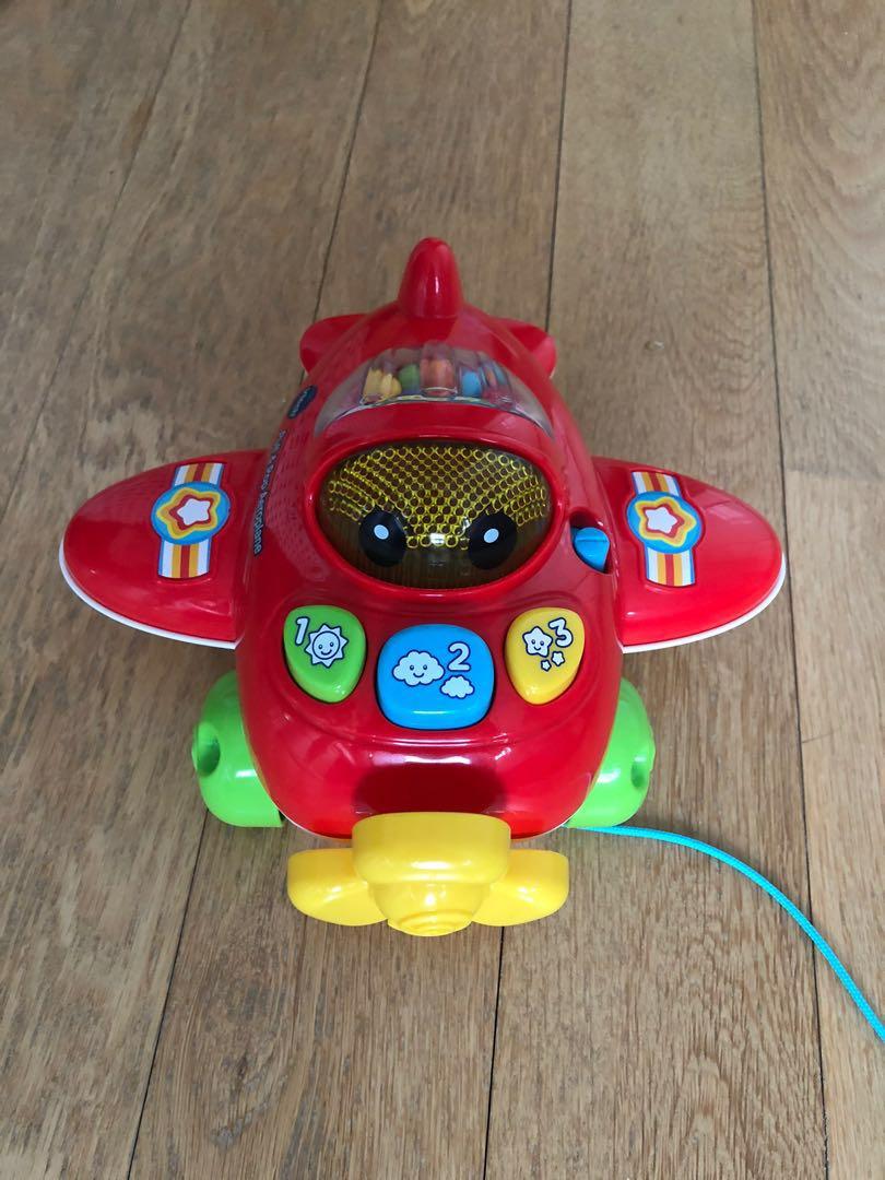 vtech pull and pop airplane
