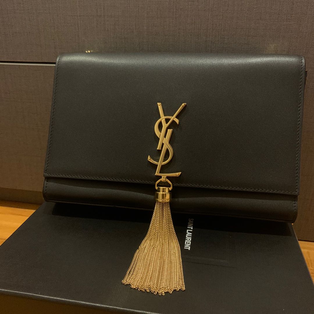 Kate medium with tassel in smooth leather online