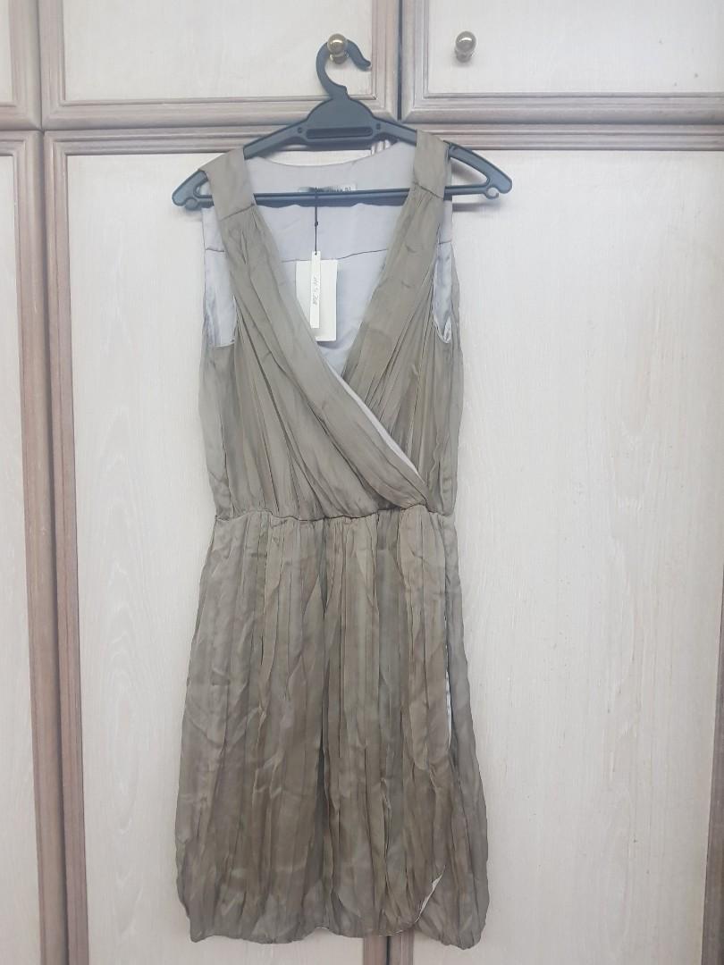 silk zara dress