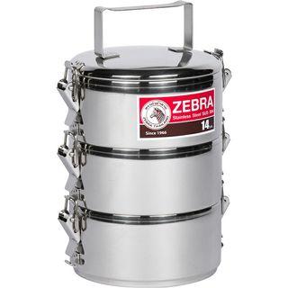 Zebra Stainless Steel Lunch Box SUS 304