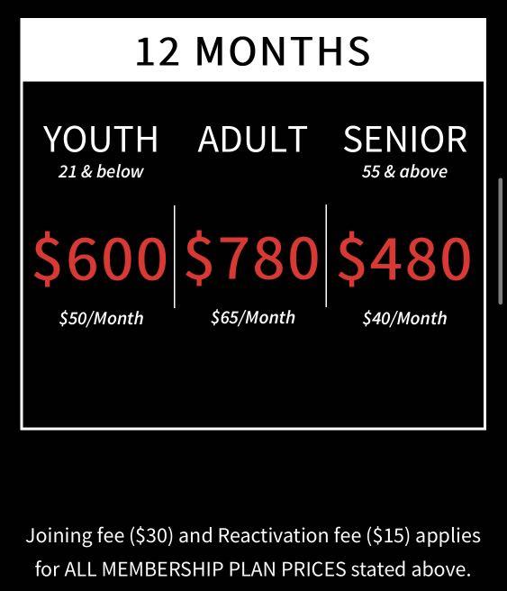 1 Year Gymmboxx Youth Membership Transfer Everything Else On Carousell
