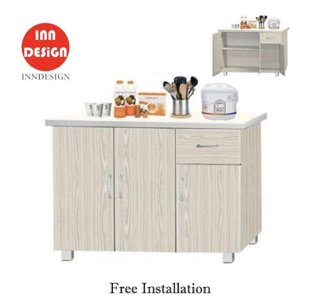 3 Doors Ceramic Tiles Kitchen Cabinet With Drawer Furniture Shelves Drawers On Carousell