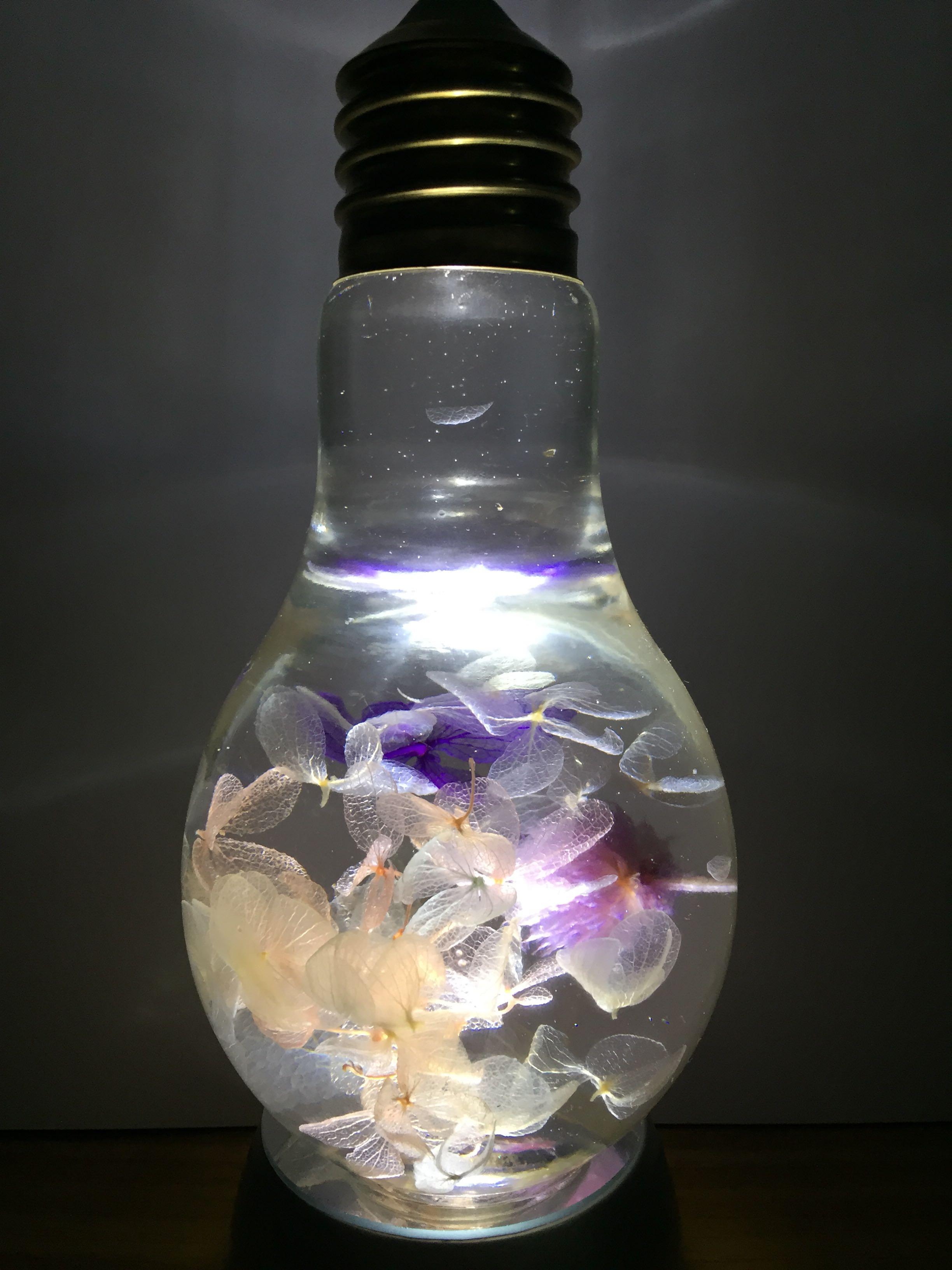 燈泡型浮浮花瓶 加大 興趣及遊戲 手作 自家設計 工藝用品及工具 Carousell