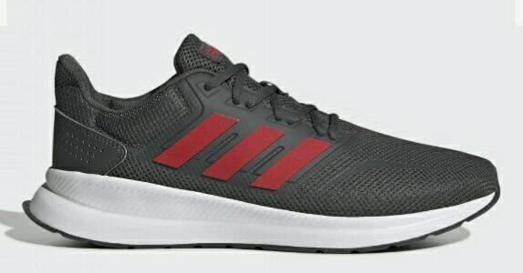 Adidas Runfalcon Men Multicolor Grey Red White Eg8602 Running Shoes Olah Raga Baju Olahraga Di Carousell