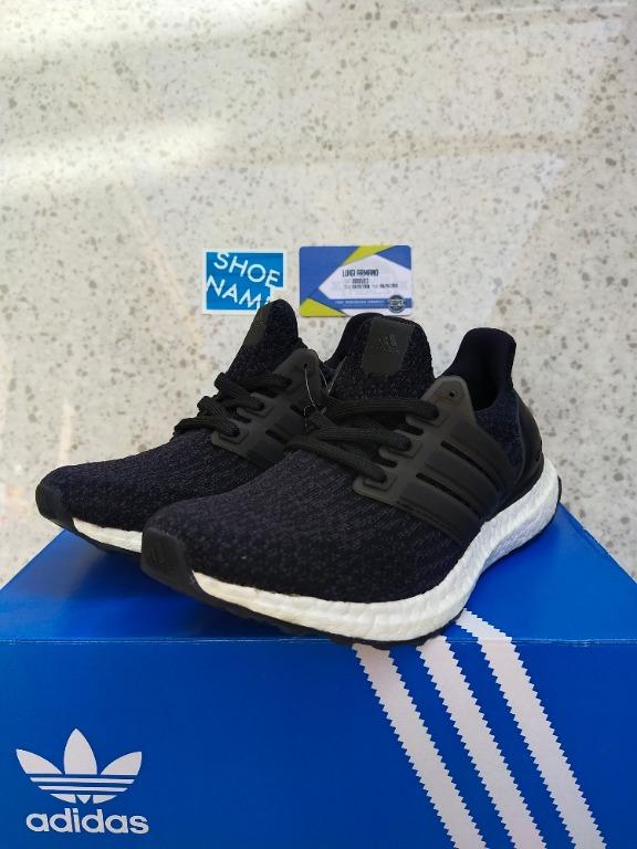 Adidas Ultra Boost 4 0 Core Black Men S Fashion Footwear Sneakers On Carousell