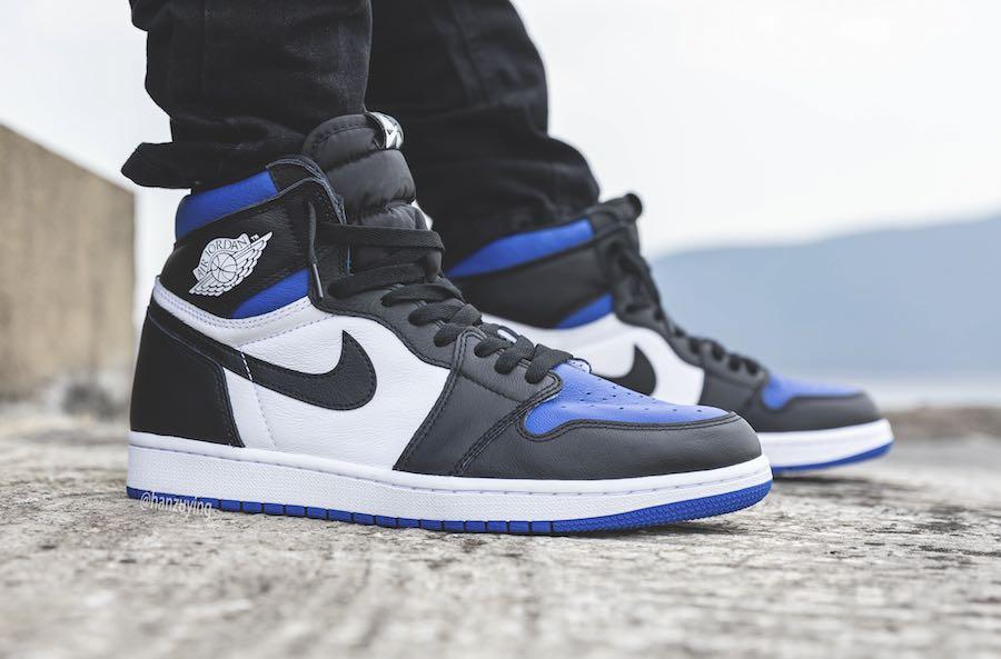 Air Jordan 1 Retro High OG - Royal Toe US 10, Men's Fashion, Footwear,  Sneakers on Carousell