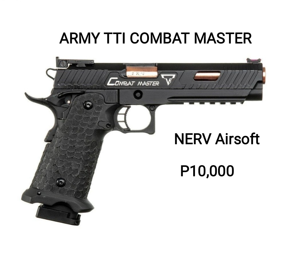 Airsoft pistol ARMY TTI COMBAT MASTER AND APS XTP on Carousell