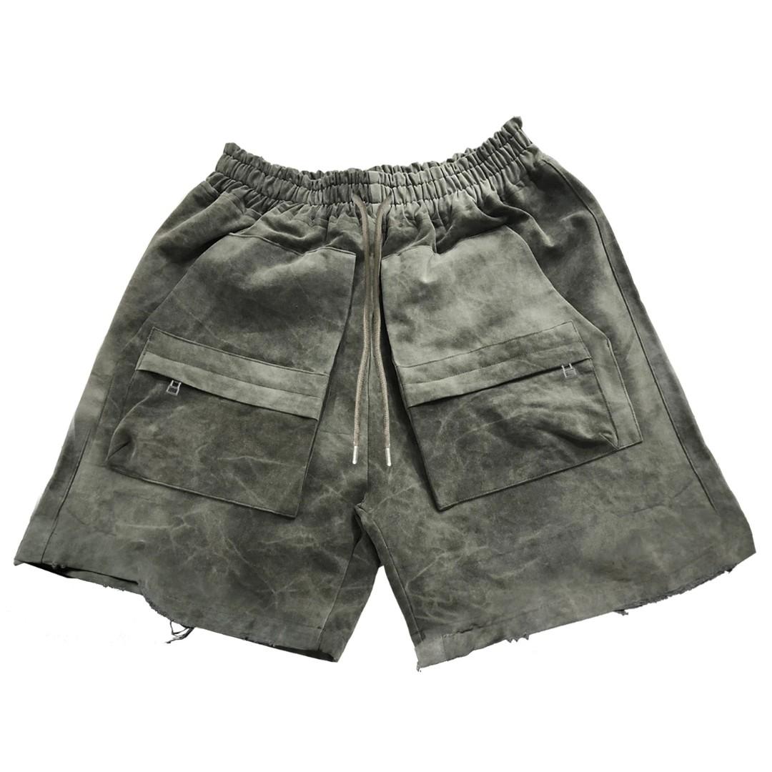 Askyurself Army Cargo Short READYMADE 舊軍布款式, 男裝, 褲＆半截裙
