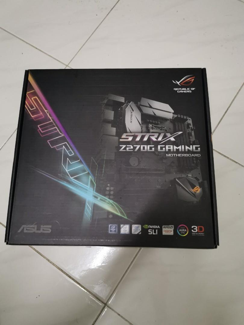 Asus Rog Strix Z270g Gaming Electronics Computer Parts Accessories On Carousell