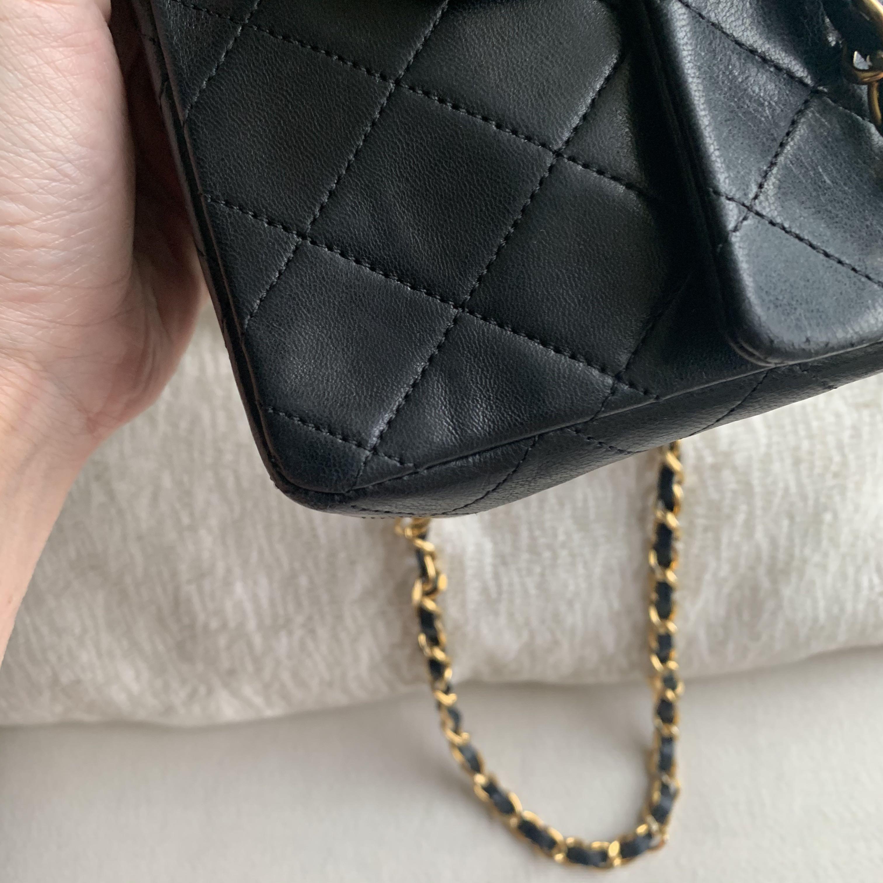 chanel mini square flap bag price
