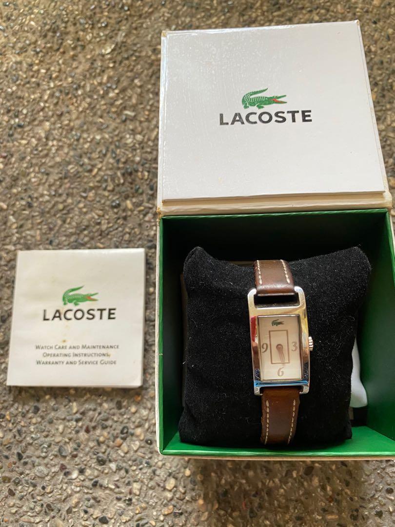 lacoste watch instructions