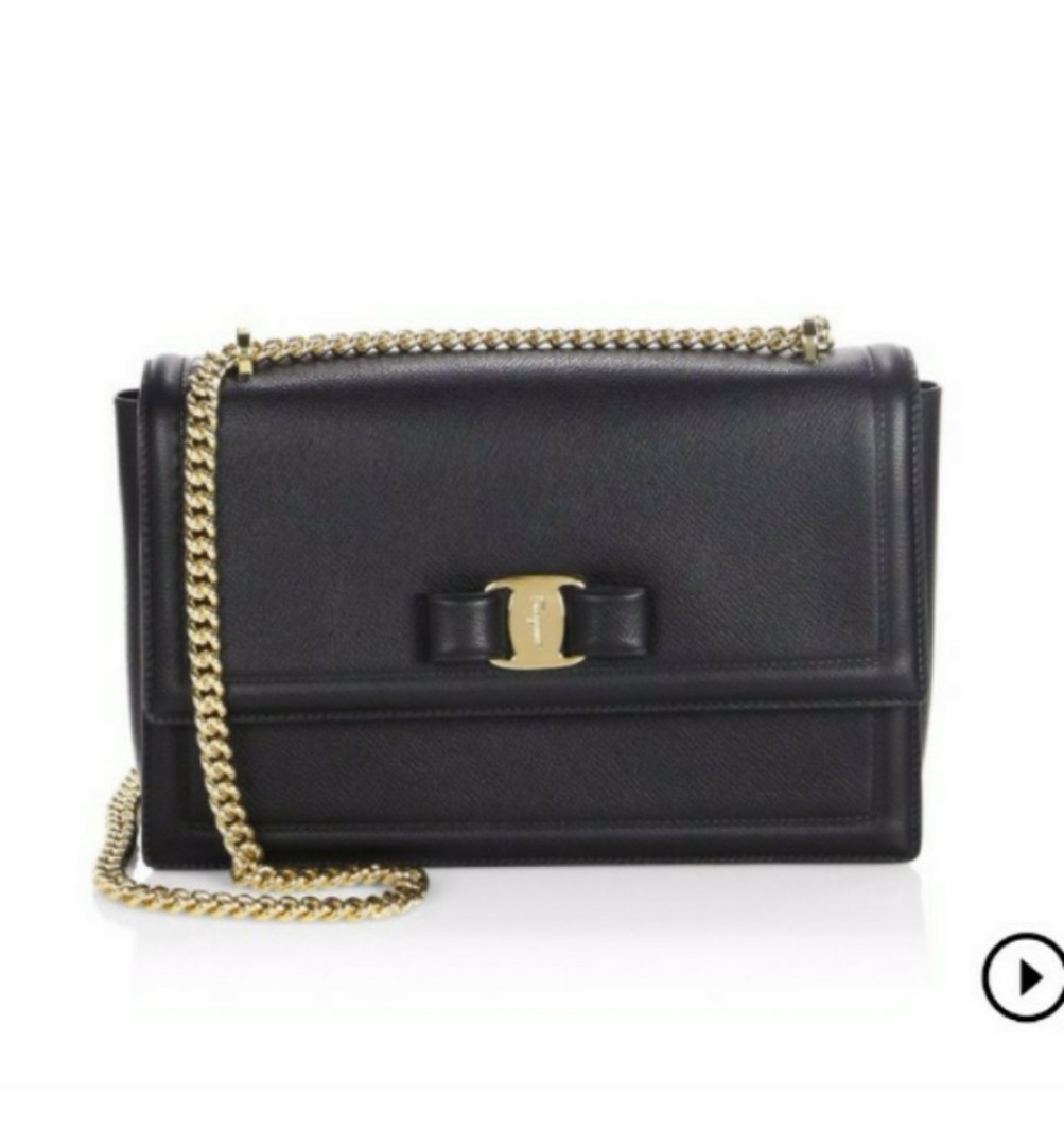 Authentic Salvatore Ferragamo Medium Ginny Bag Luxury Bags