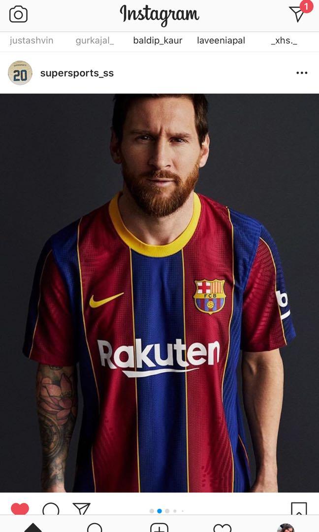 Barcelona Kit 20 21 Sports Athletic Sports Clothing On Carousell