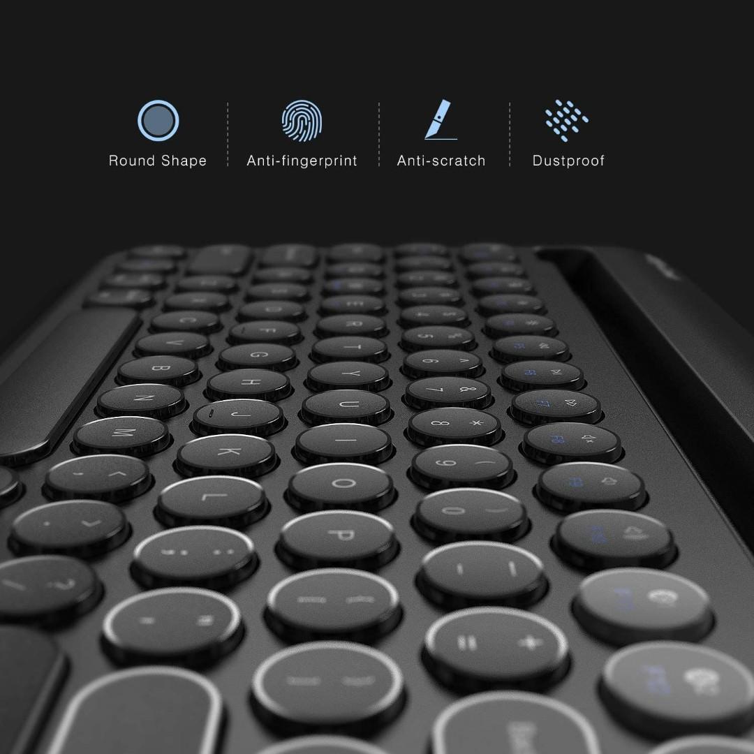 Bluetooth keyboard, Jelly Comb B046 Multidevice Wireless Keyboard for