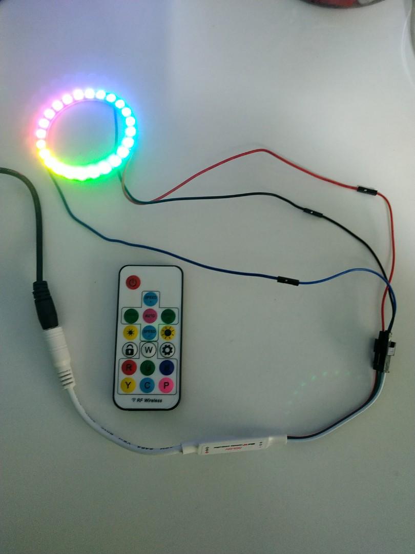 Brand New 12 16 24 Programmable LEDs Ring WS2812 NeoPixel Adafruit ...