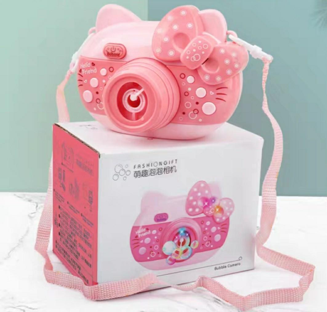 Bubble camera (Category: Kids Toys) located in Singapore. Submitted by akshoppingparadise (Listing ID 1021158516, Image 1). Description: Lots and lots of bubbles Comes with music, battery and bubble liquid Two colours to choose from Chat now for more details.