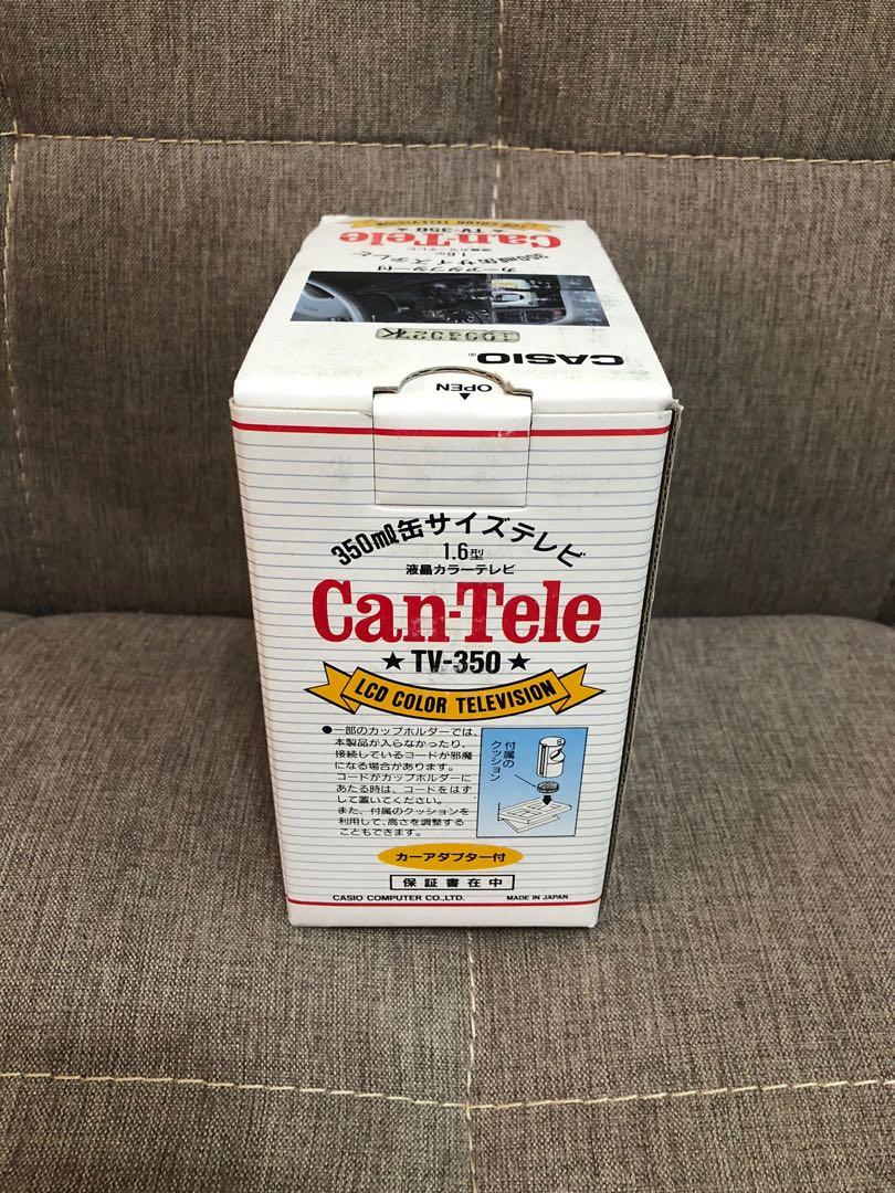 UNUSED Vintage 1994 Casio Can TV-350 Portable Color Car TV, Audio