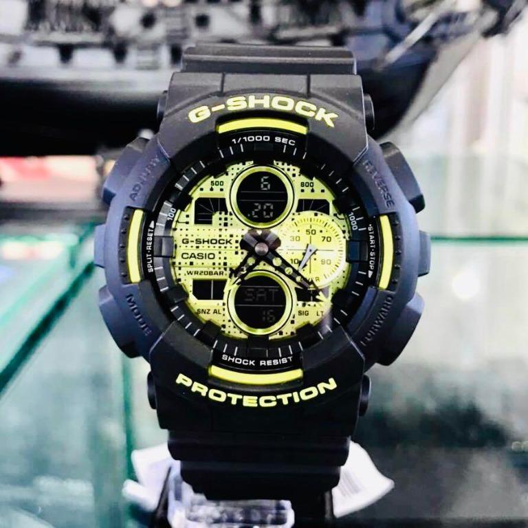 売り販促品 G-SHOCK GA-140DC-1AJF BLACKandYELLOW - nexflex.com.mx