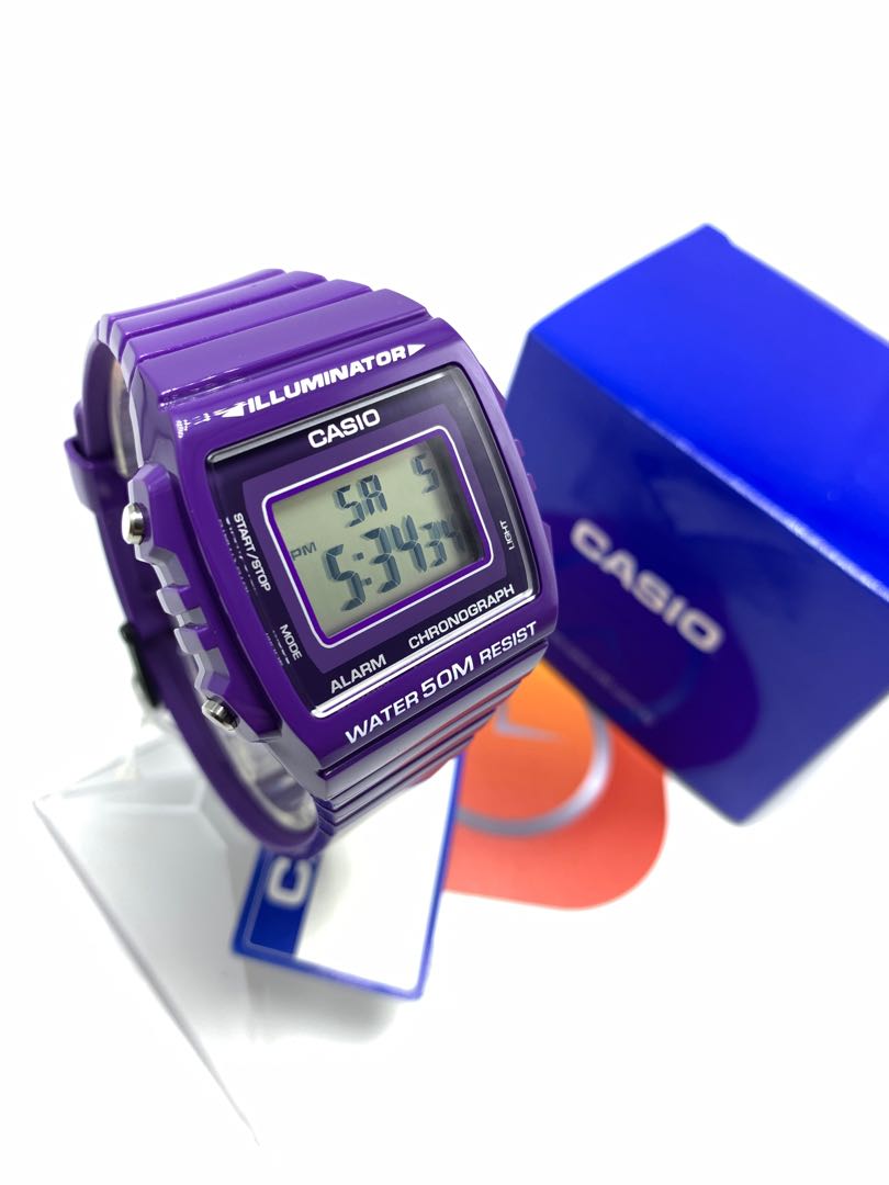 casio illuminator purple