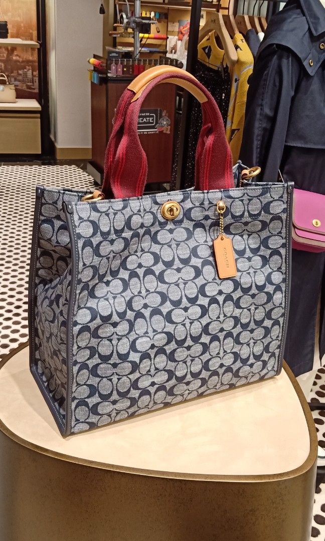 Coach chambray best sale handbag