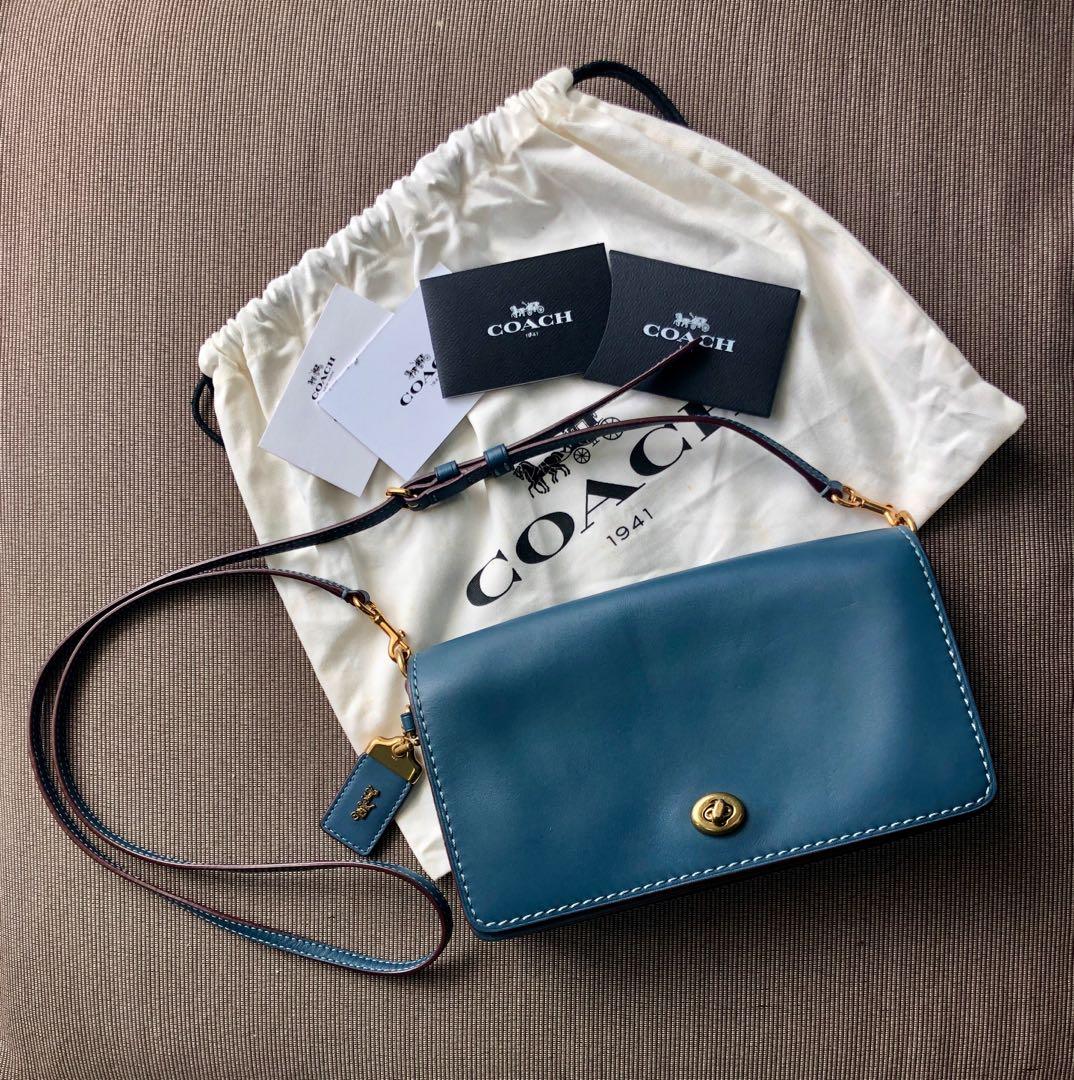 Coach dinky top blue
