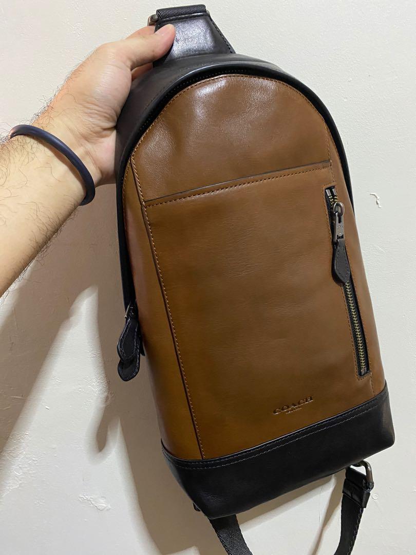 coach manhattan sling pack