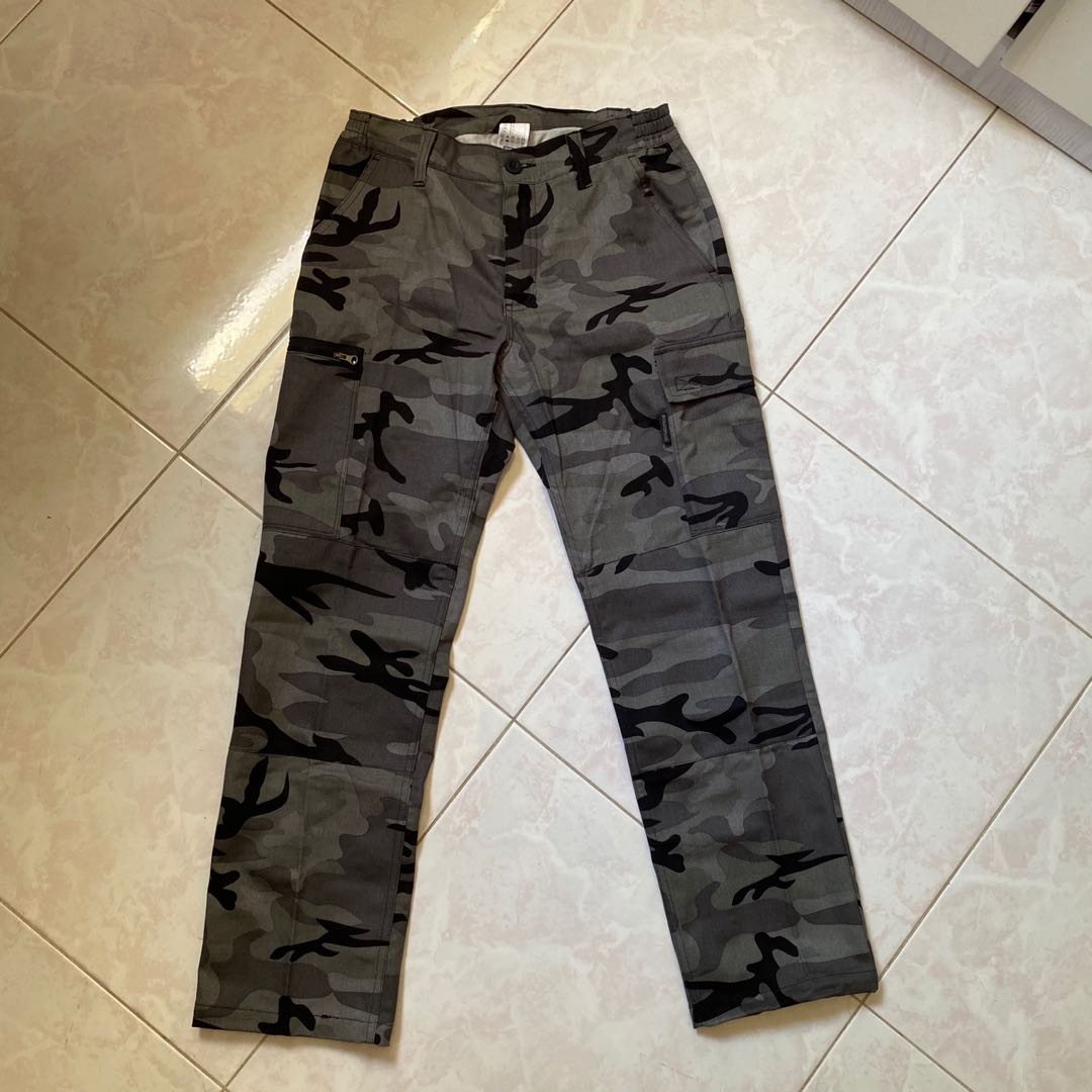 Country Sport Trousers Warm Silent Camouflage Treemetic 100  Decathlon