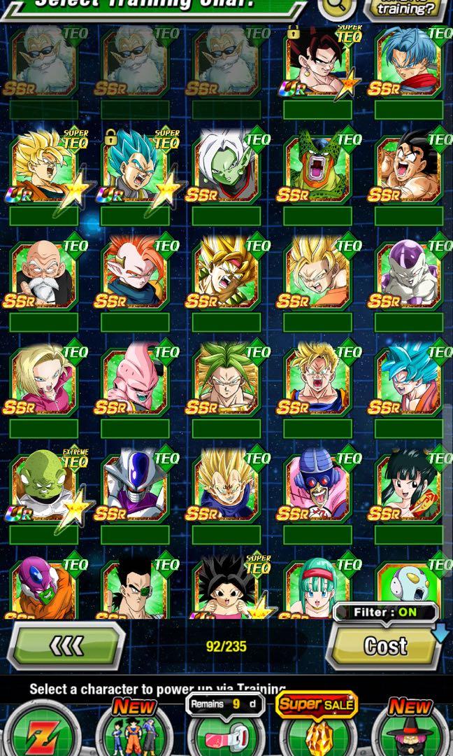 Compte Dokkan Battle Global (Dragon Ball) - Android - Comme Neuf