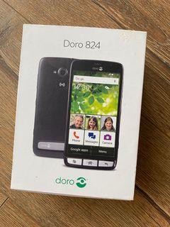 Doro 824 Senior-Friendly, Easy To Use Android Smartphone - Black