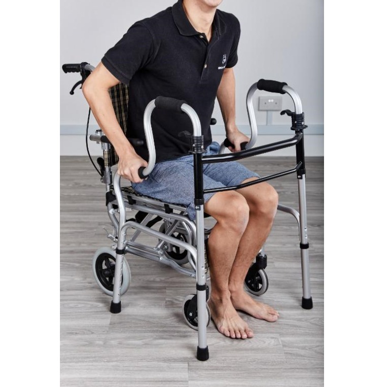 Dual Support Walking Frame, Health & Nutrition, Assistive ...