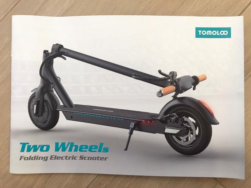 E scooter Tomoloo UL2272 Certified 1 year old Sports Equipment