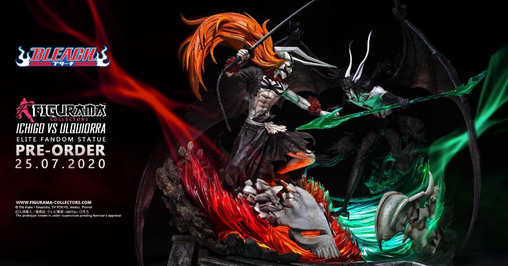 Figurama Collectors Ichigo Vs Ulquiorra Elite Fandom Statue Hobbies Toys Toys Games On Carousell