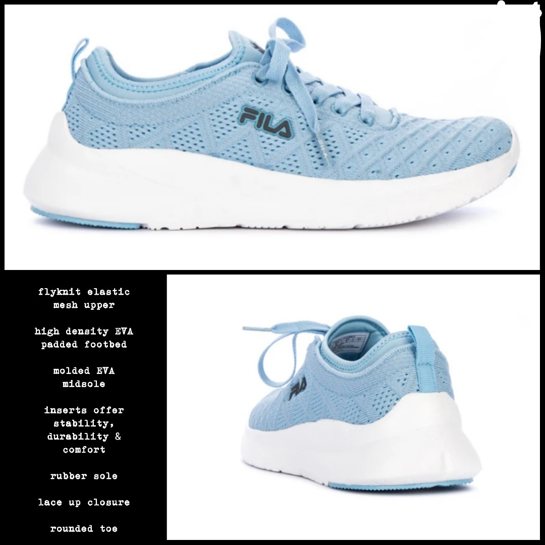 fila blue running shoes
