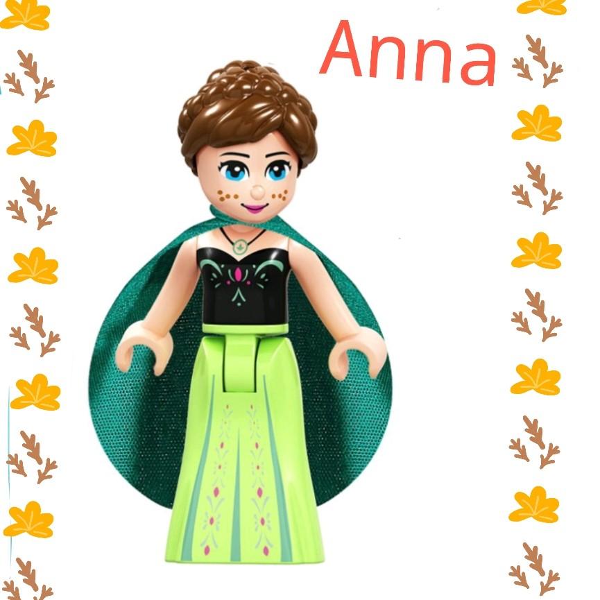 Anna Elsa Frozen Lego Inspired Mini Figurine Build Blocks Toys Games Bricks Figurines On Carousell