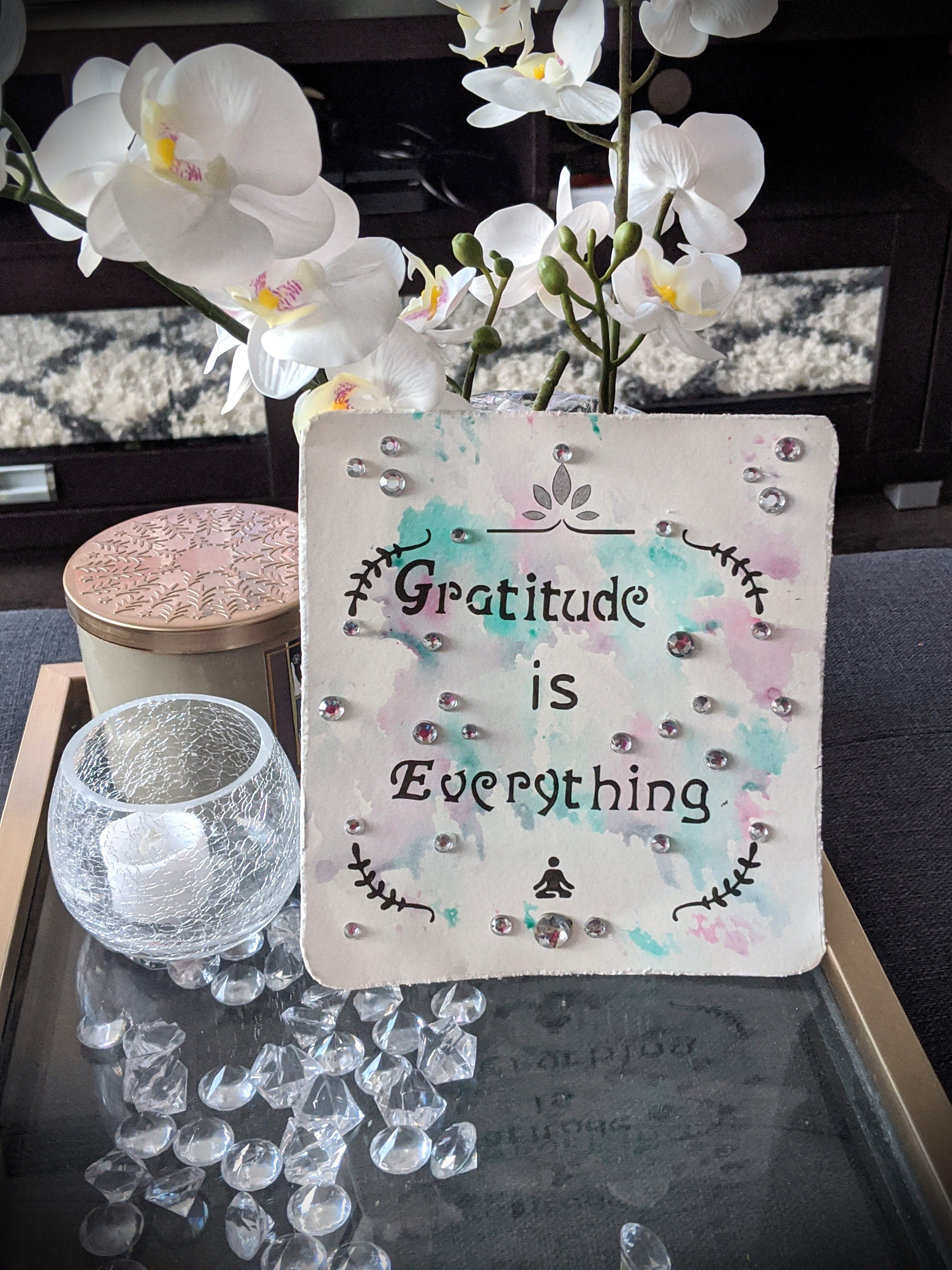 Handmade quote card
