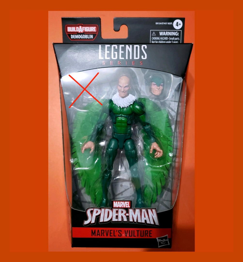 Hasbro Marvel Legends Spiderman Wave Vulture 禿鷹不連