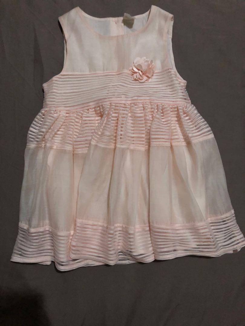 H M Dress From Australia Babies Kids Girls Apparel 1 To 3 Years On Carousell