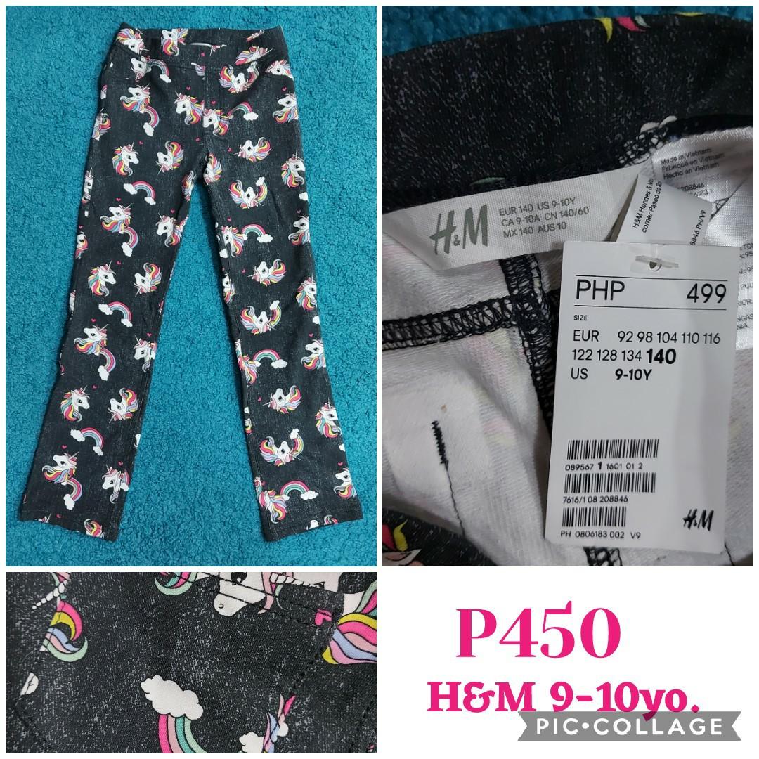 h&m girls jeggings