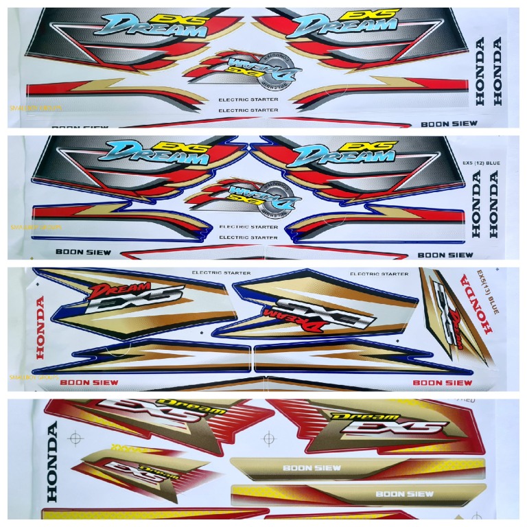 Honda Ex5 Dream Sticker Set Motorbikes On Carousell