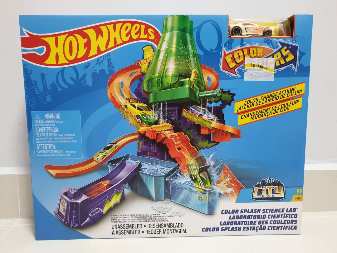 hot wheels colour changing set
