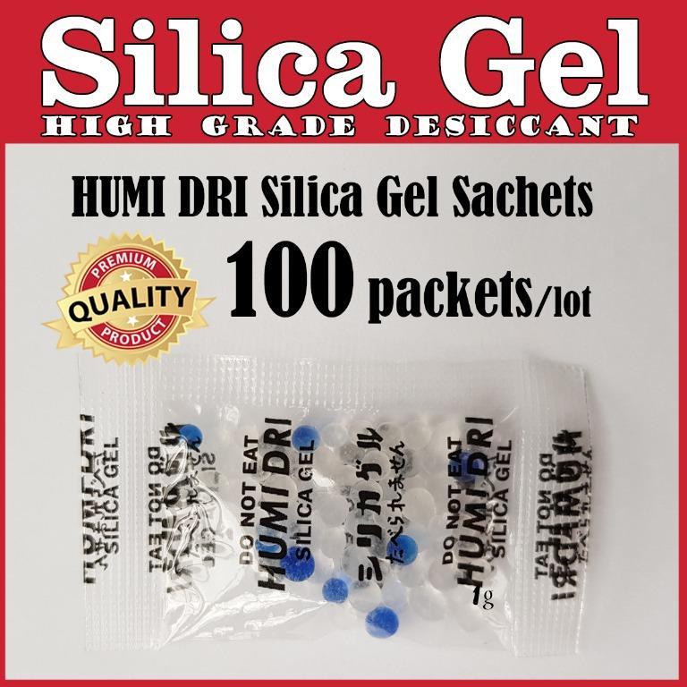 Humi Dri High Grade Dehumidifier Silica Gel Desiccant Sachet Absorb