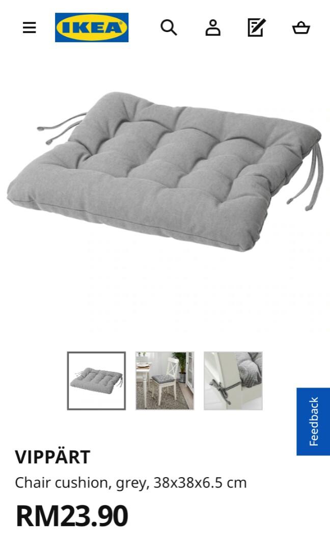 Ikea Vippart Chair Cushion Old2cash Home Furniture Home Decor On Carousell