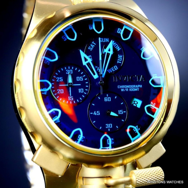 Invicta 26454 Coalition Forces Sniper Tinted Crystal 18kt Gold ...