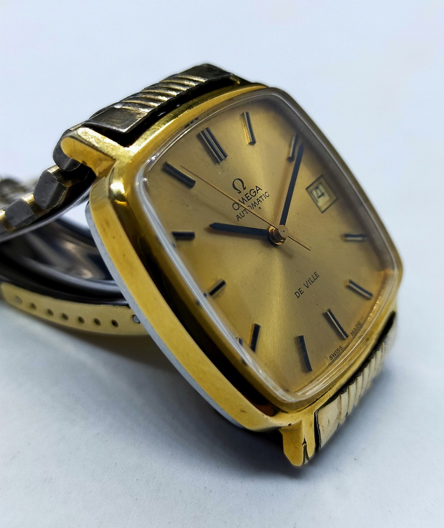 Jam Tangan Omega Deville Automatic Swiss Vintage Full Original