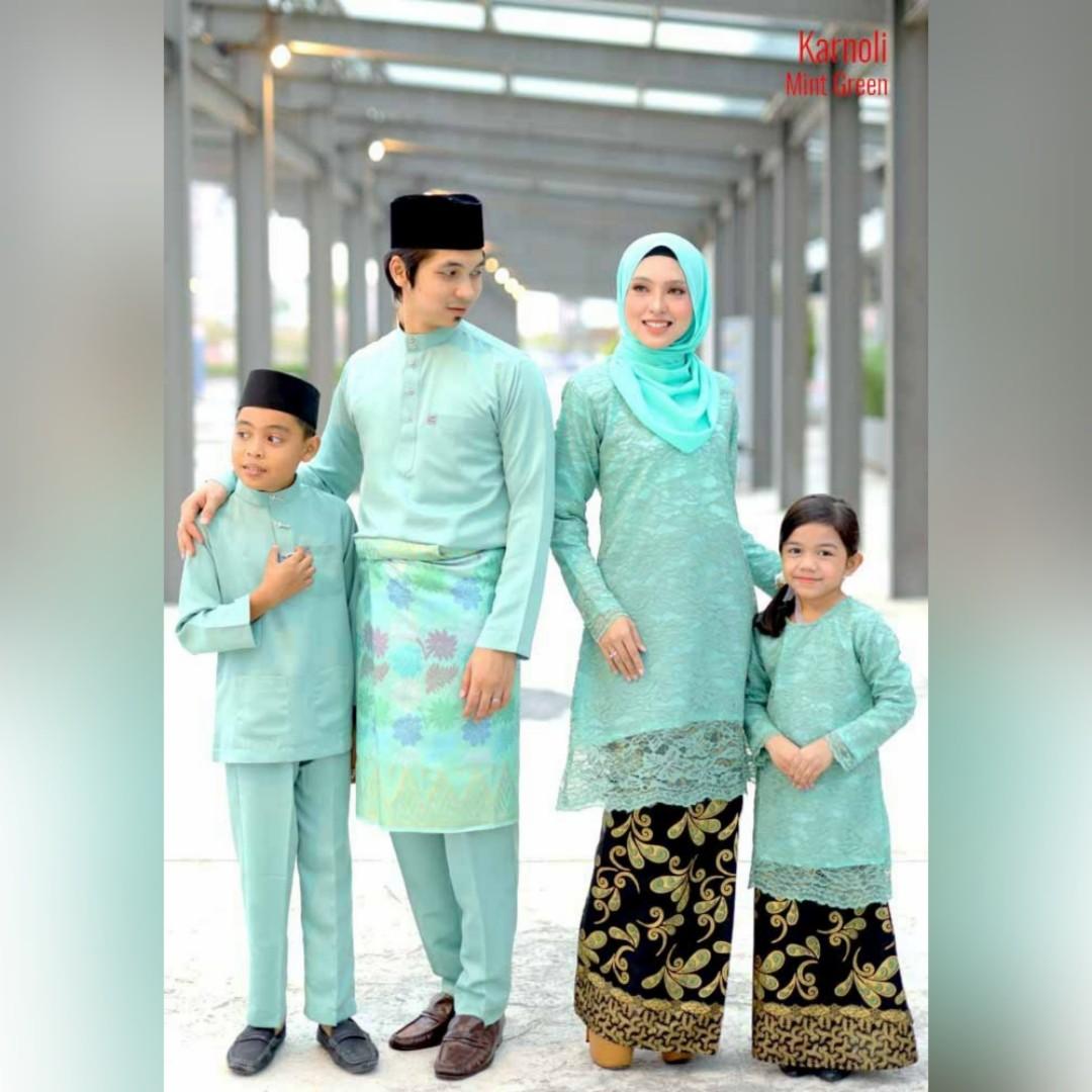 Karnoli Baju Kurung Set Sedondon Set Family Muslimah Fashion Two Piece On Carousell