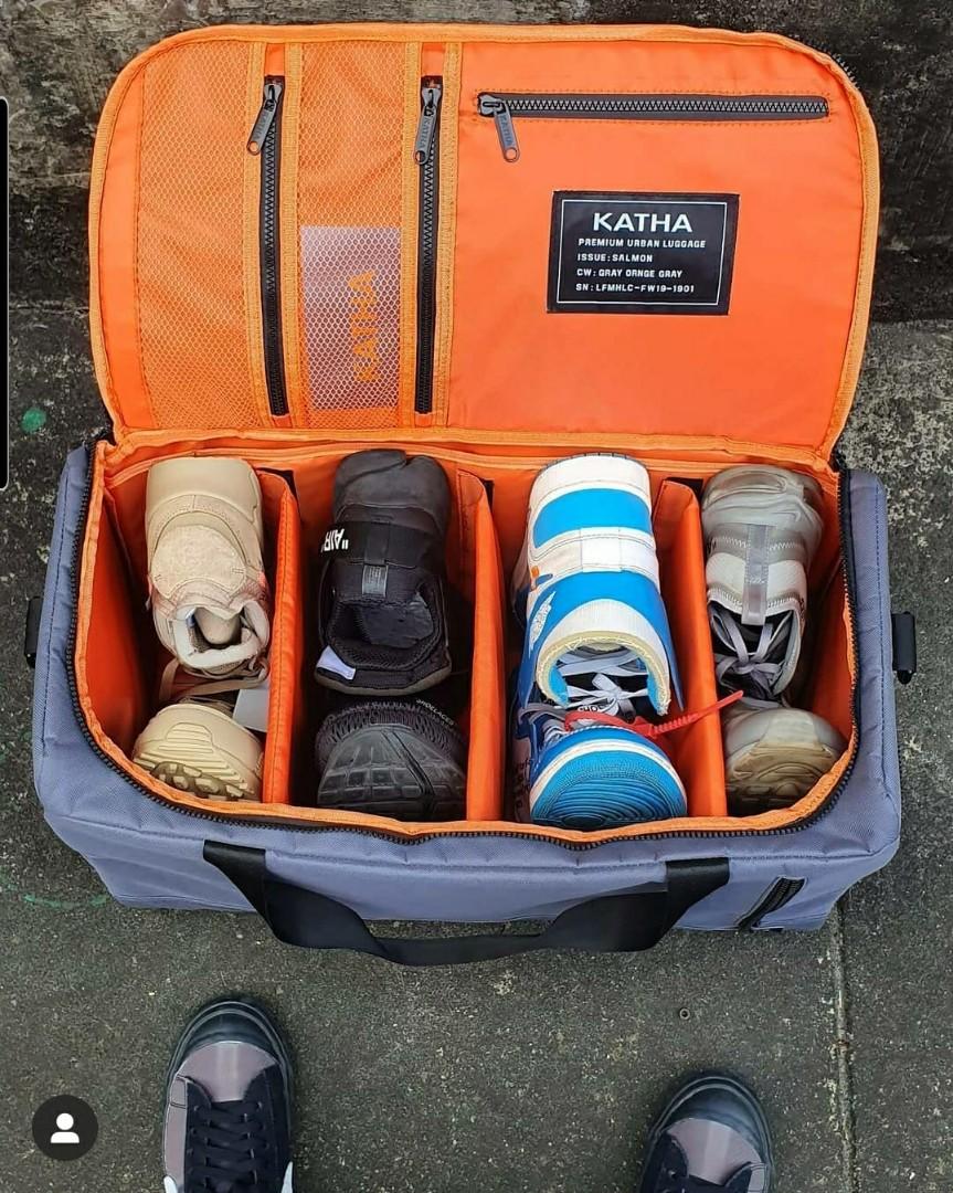 Sneakers duffle bag, Men's Fashion, Footwear, Sneakers on ...