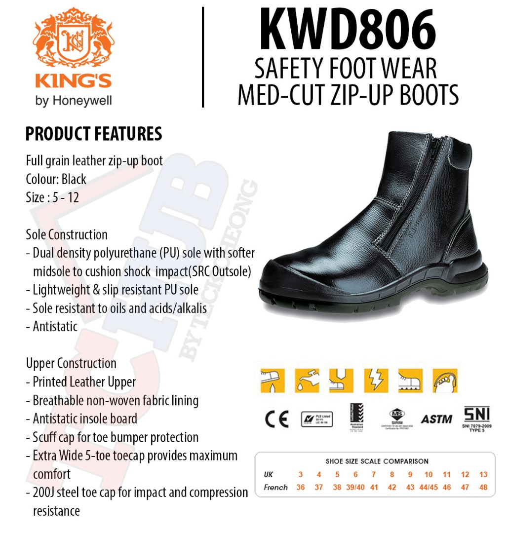 King s Safety Boots By Honeywell Men s Fashion Footwear Boots on Carousell